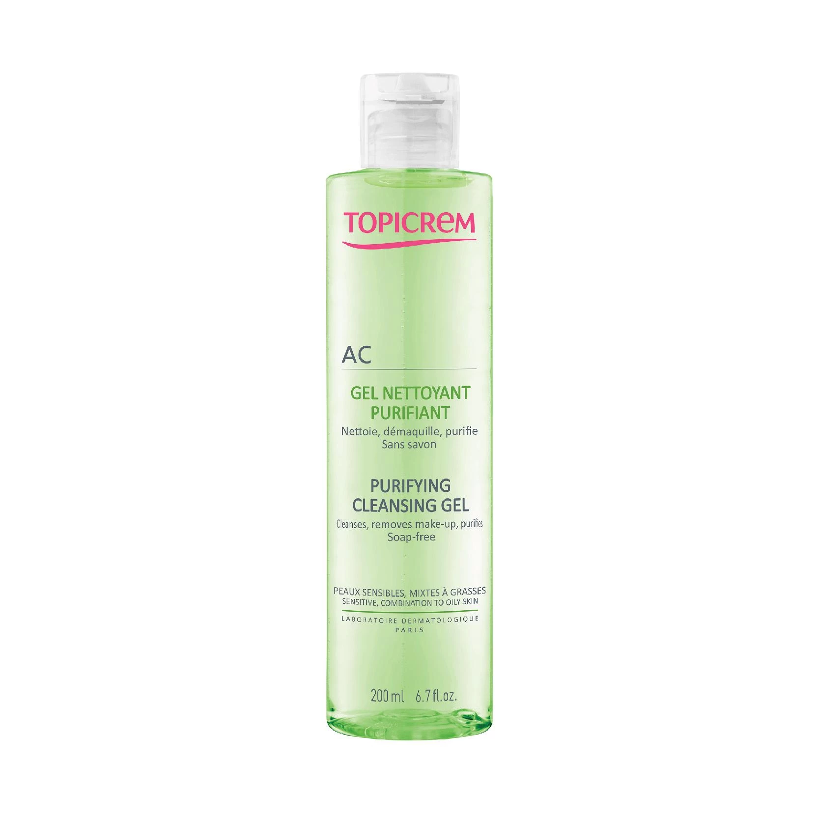 TOPICREM AC CONTROL PURIFYING CLEANSING GEL 200ML