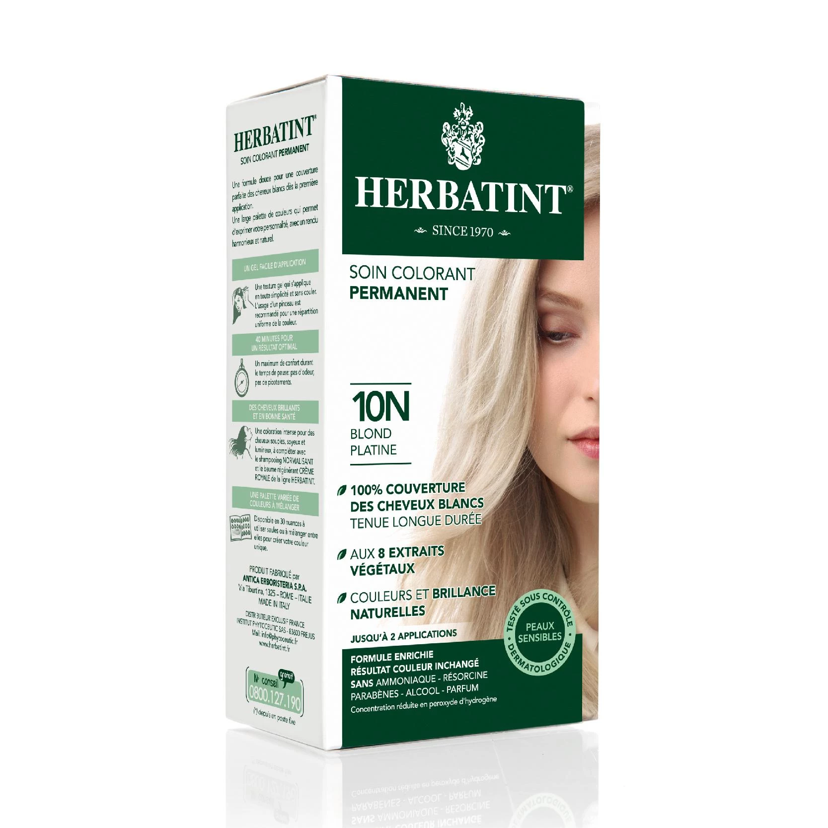 HERBATINT 10N PLATINUM BLONDE 150ML