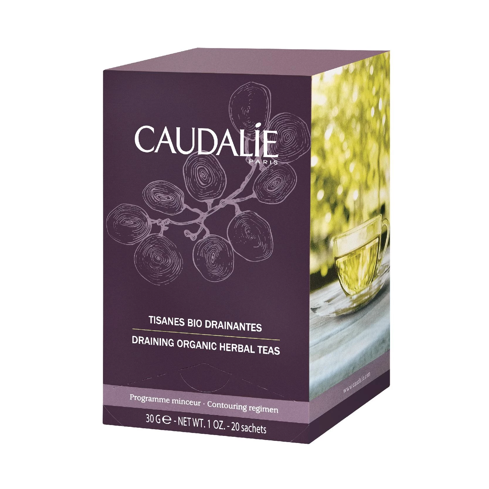 CAUDALIE DRAINING ORGANIC HERBAL TEAS 30G