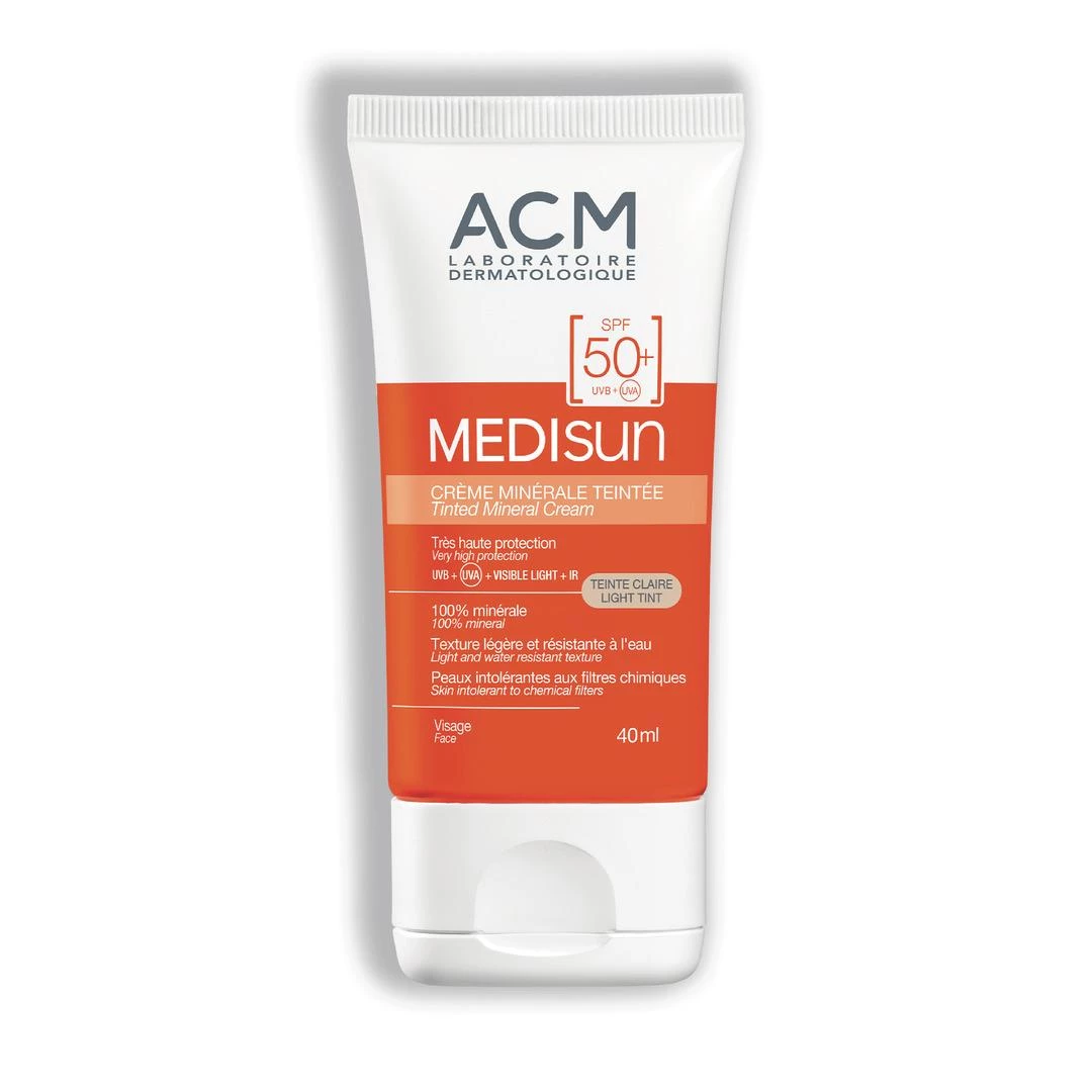 ACM MEDISUN TINTED MINERAL SUNSCREEN CREAM  SPF50+ (LIGHT TINT) 40ML
