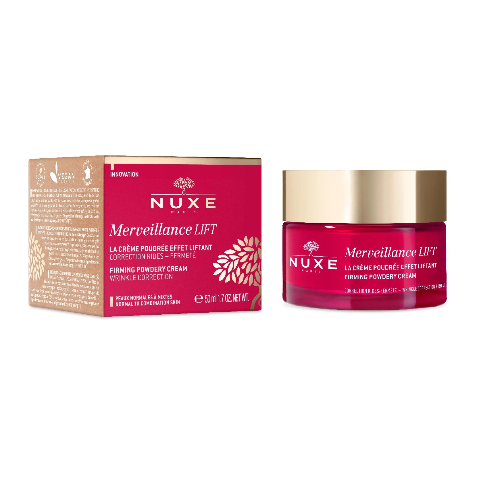 NUXE MERVEILLANCE LIFT FIRMING POWDERY CREAM 50ML