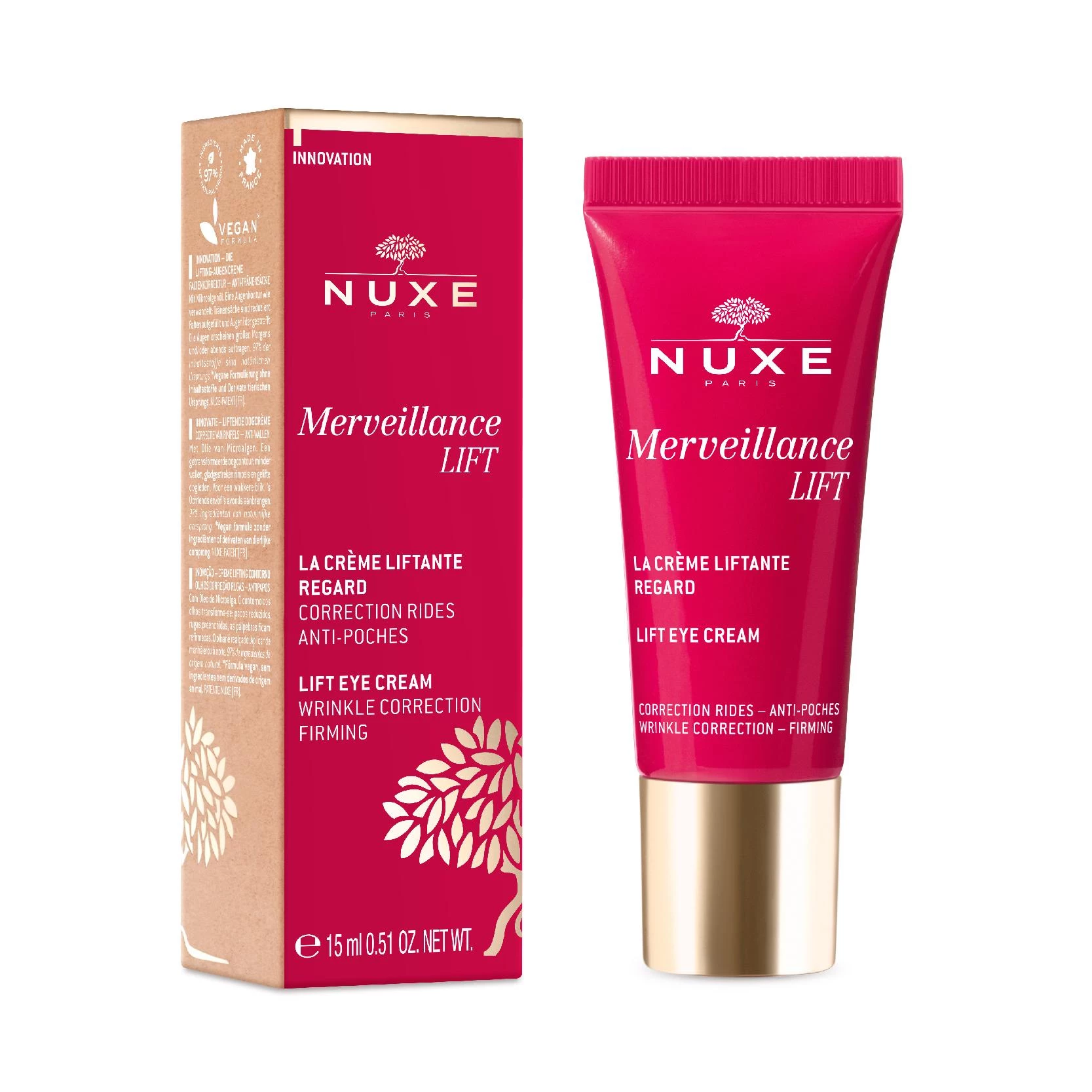 NUXE MERVEILLANCE LIFT EYE CREAM 15ML