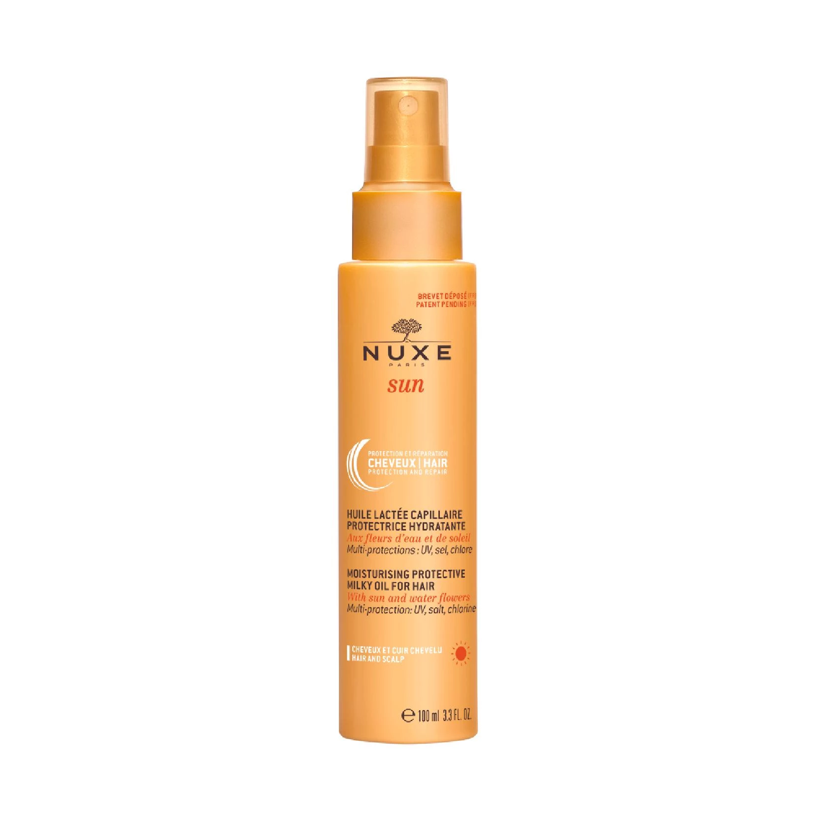 NUXE SUN MOISTURISING PROTECTIVE MILKY OIL FOR HAIR 100ML