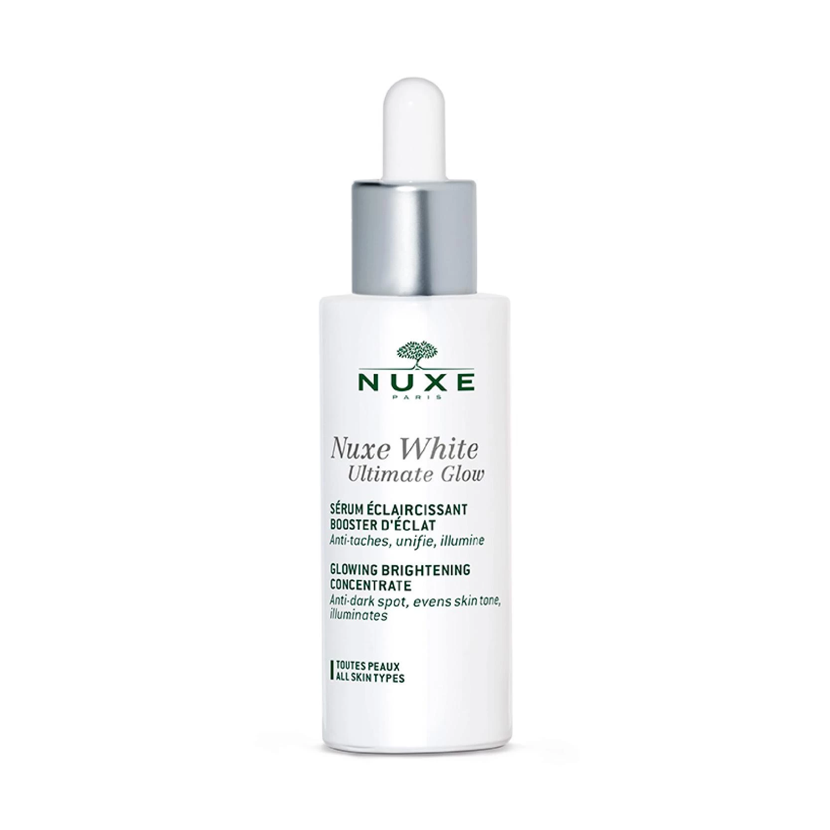 NUXE WHITE GLOWING BRIGHTENING CONCENTRATE SERUM 30ML