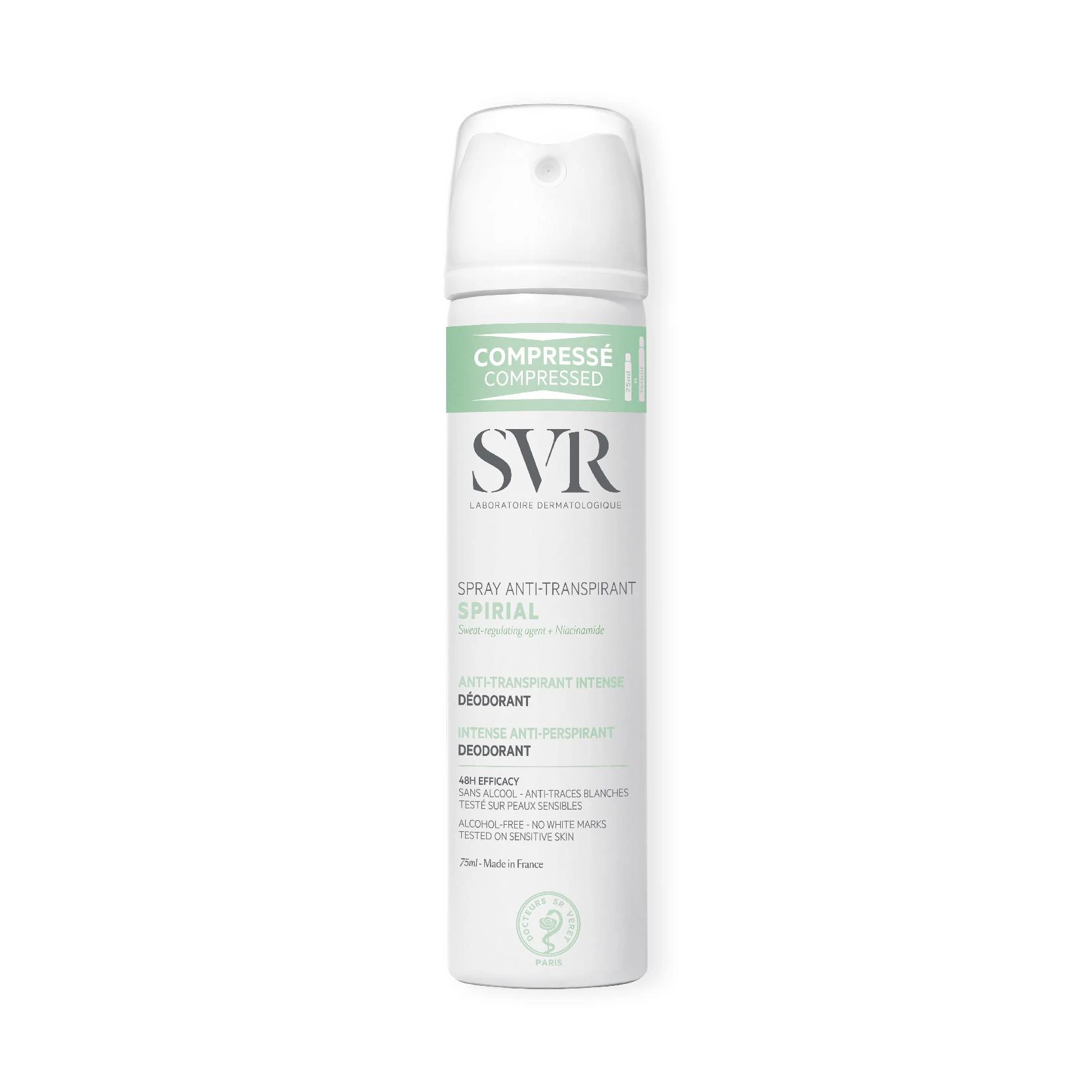 SVR SPIRIAL SPRAY ANTI-TRANSPIRANT 75ML
