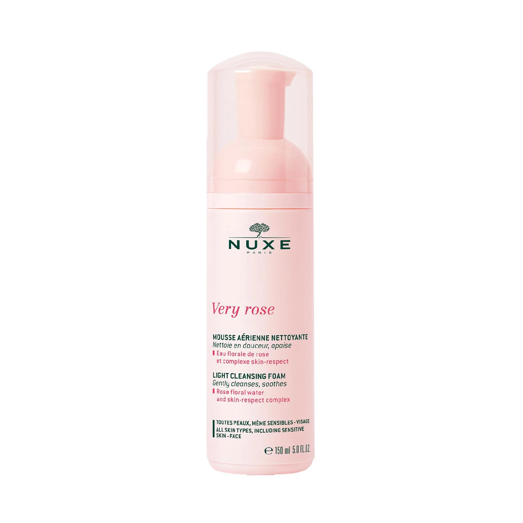 NUXE VERY ROSE LIGHT CLEANSING FOAM 150ML