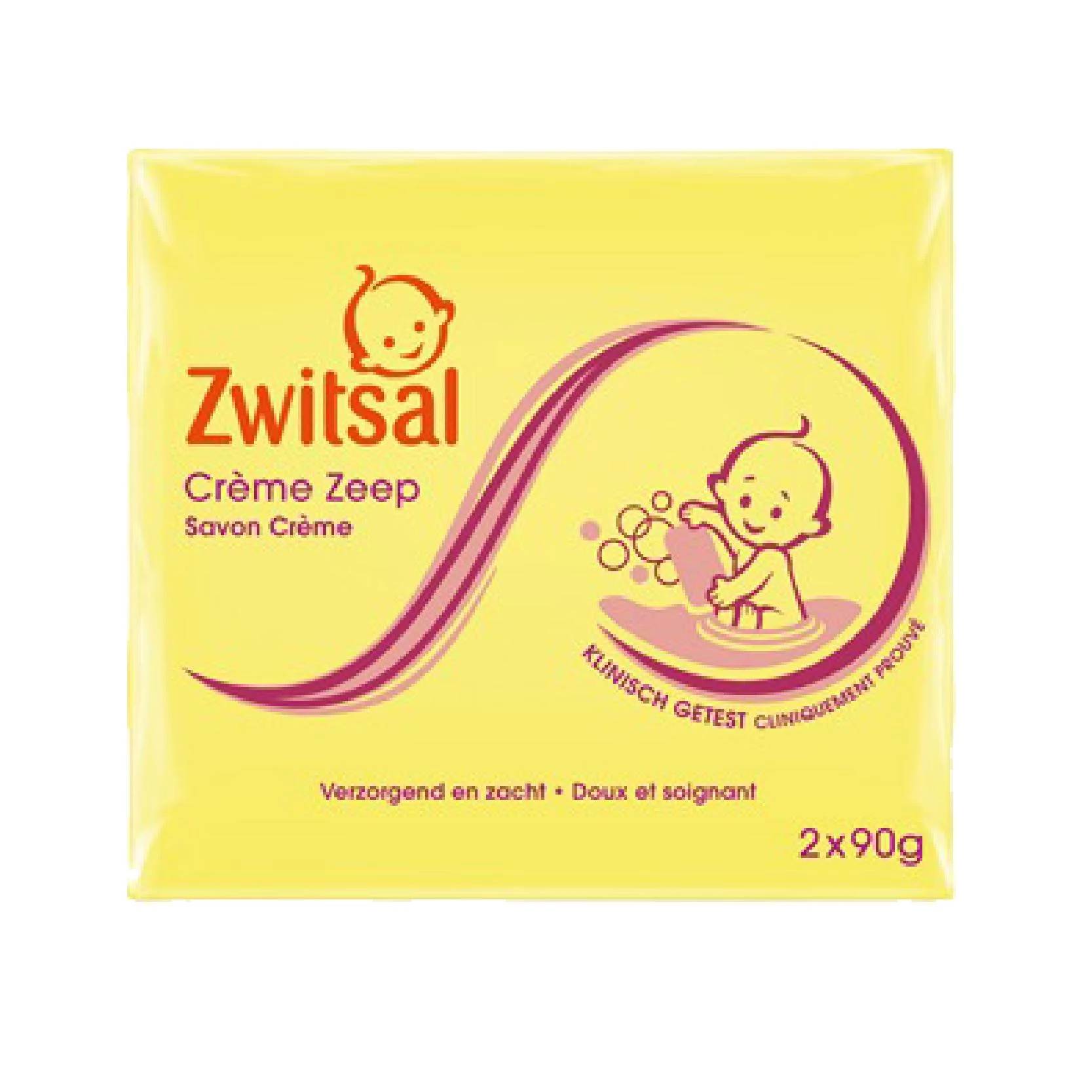 ZWITSAL CREAM SOAP BAR 2*90 g