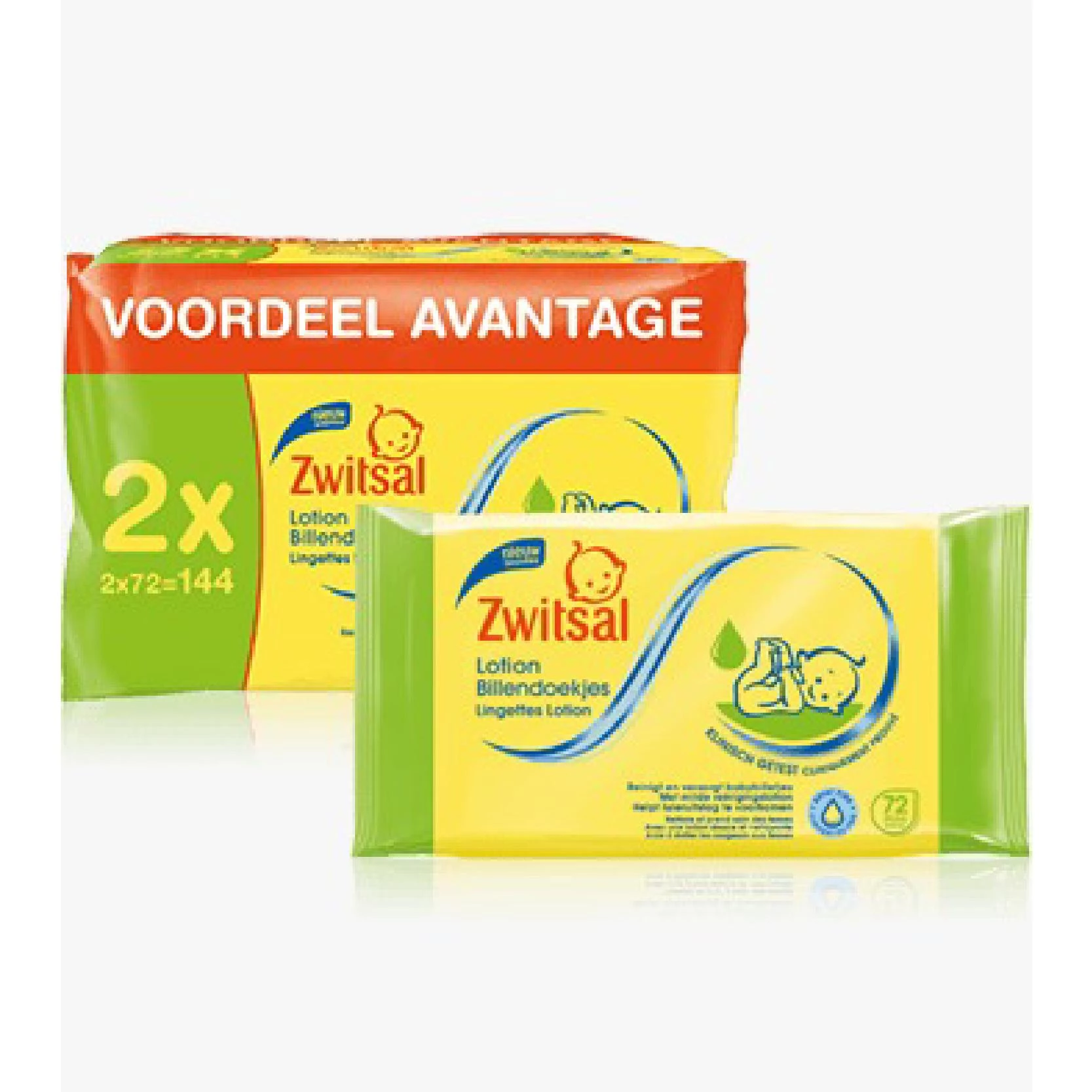 ZWITSAL LOTION WIPES 2*65pc
