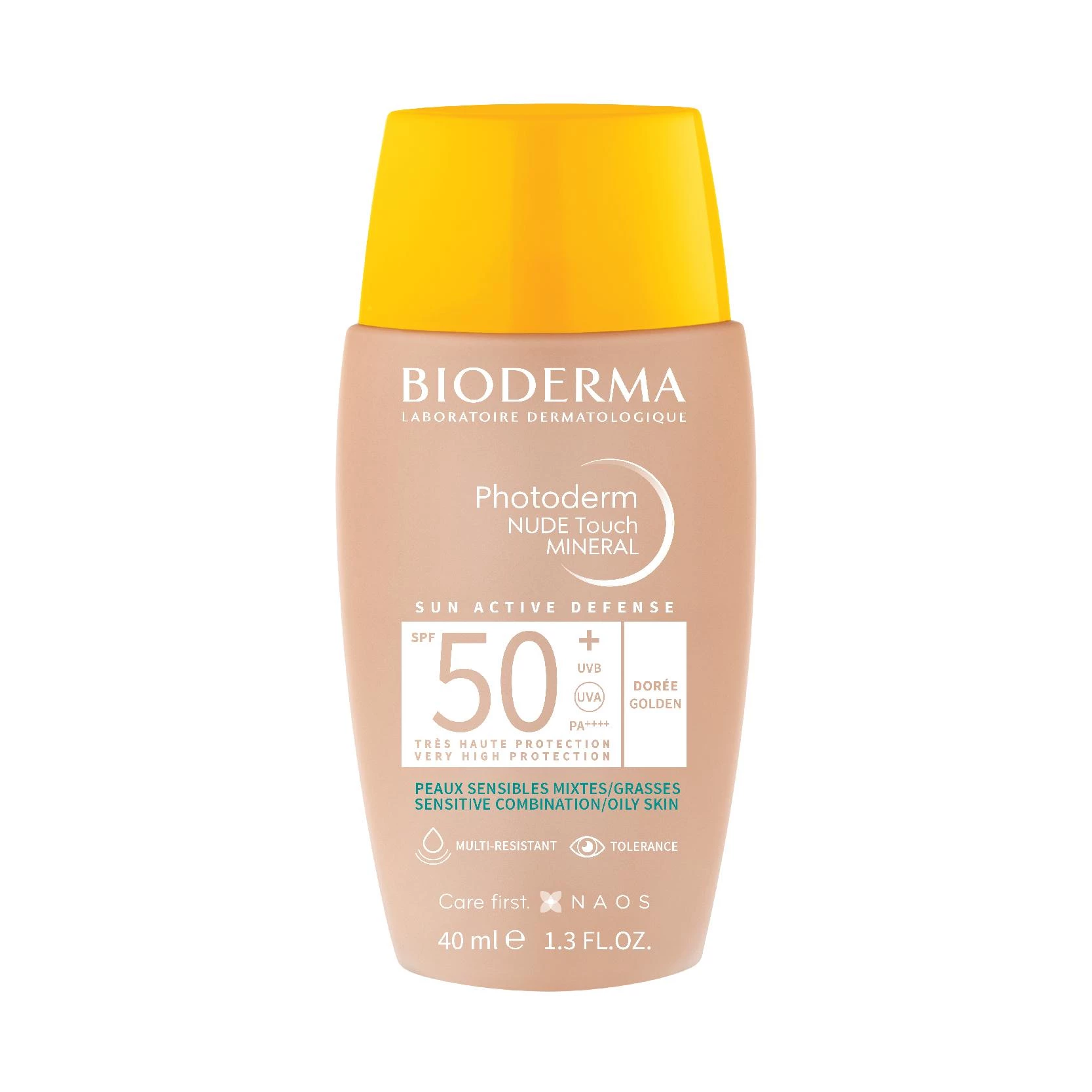 BIODERMAPHOTODERM NUDE TOUCH TEINTEE DOREE SPF50+ 40ML