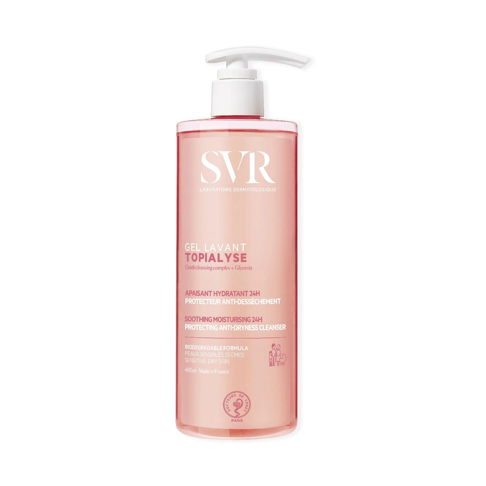 SVR TOPIALYSE GEL LAVANT 400ML