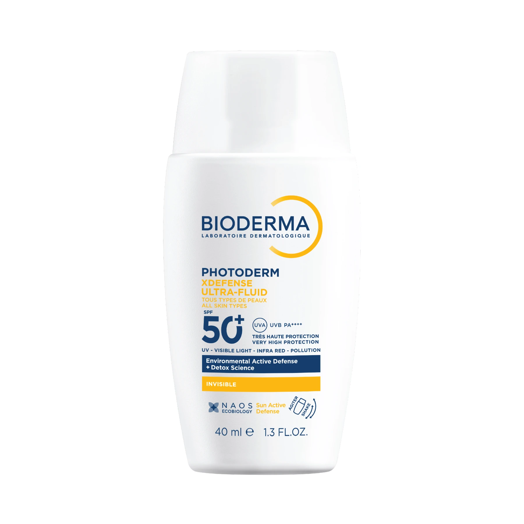 BIODERMA PHOTODERM XDEFENSE ULTRA FLUID SPF50+ INVISIBLE 40ML