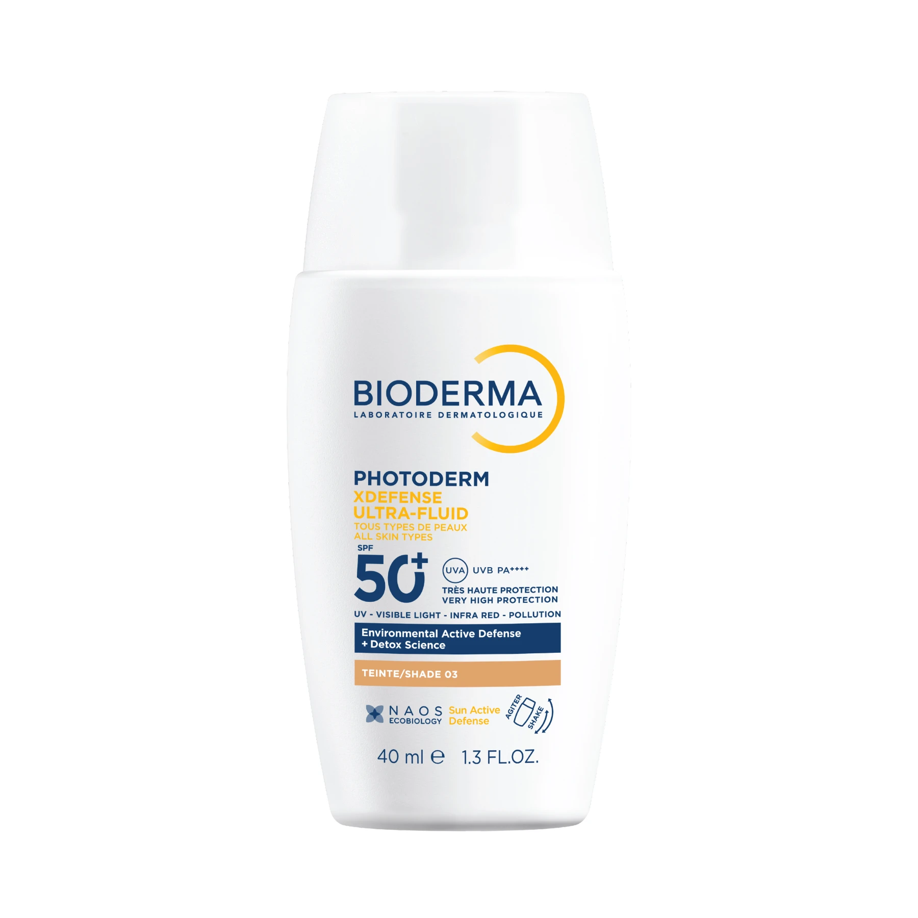 BIODERMA PHOTODERM XDEFENSE ULTRA FLUID SPF50+ SHADE 03 40ML