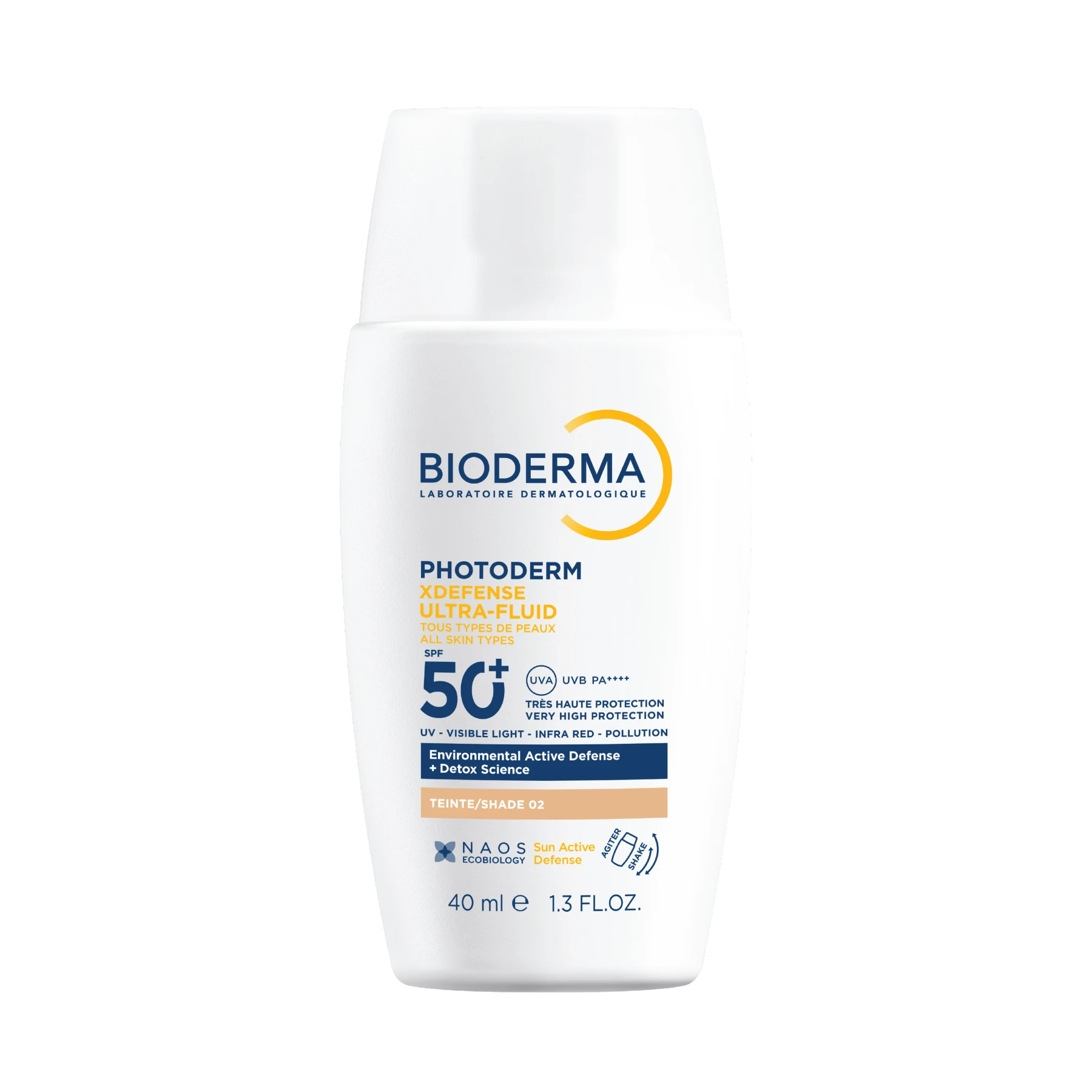 BIODERMA PHOTODERM XDEFENSE ULTRA FLUID SPF50+ SHADE 02 40ML