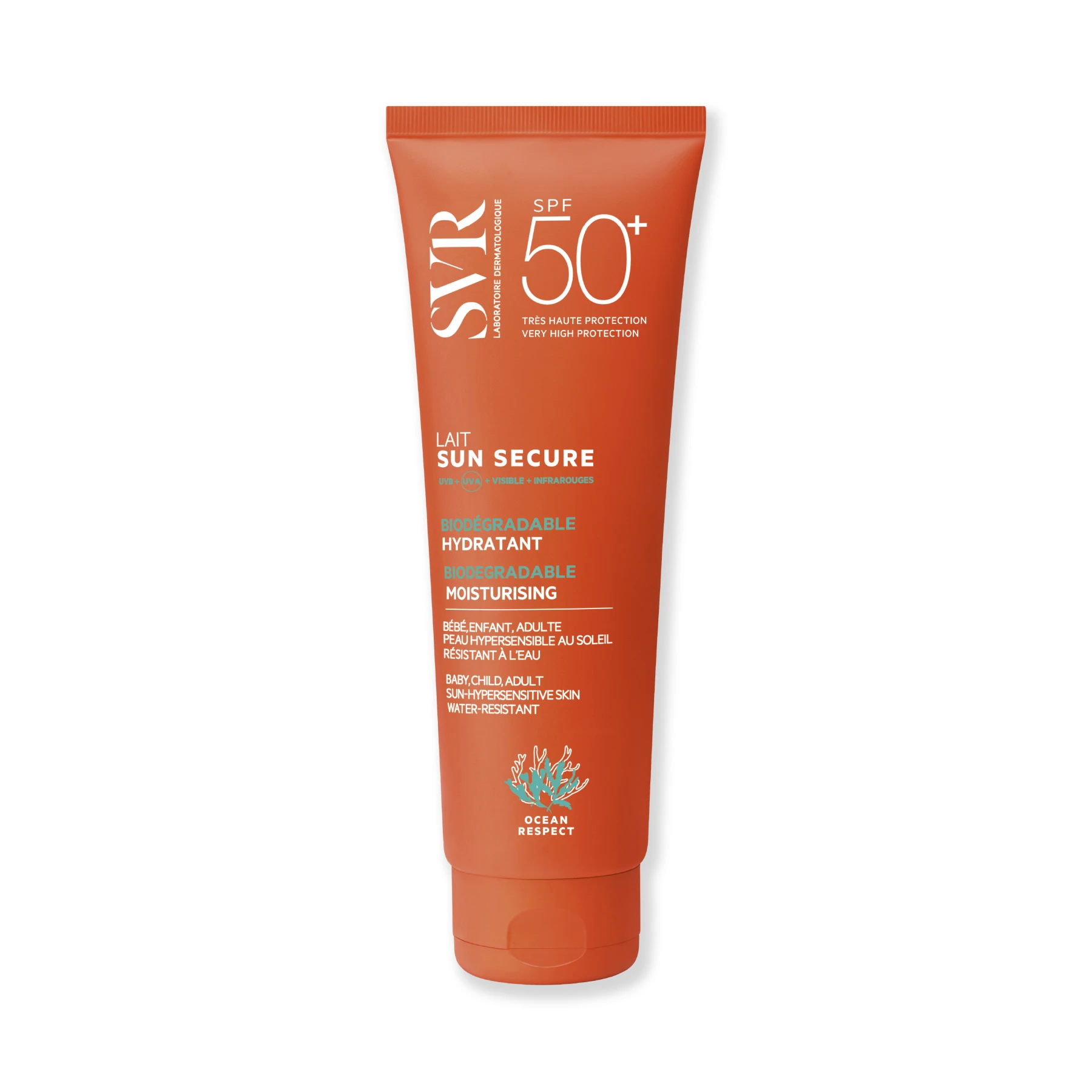 SVR SUN SECURE LAIT CORPS SPF50+ 250ML