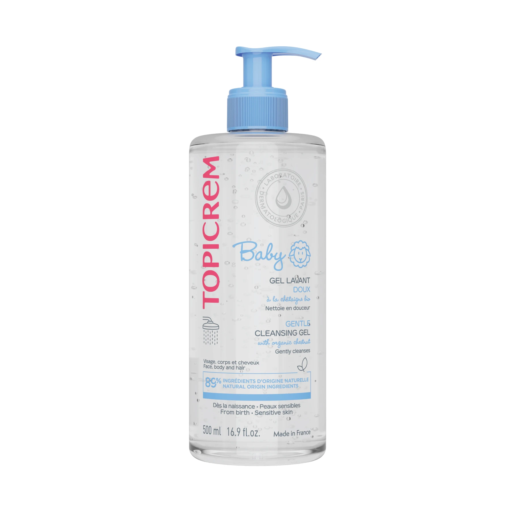 TOPICREM BABY GENTLE CLEANSING GEL 500ML
