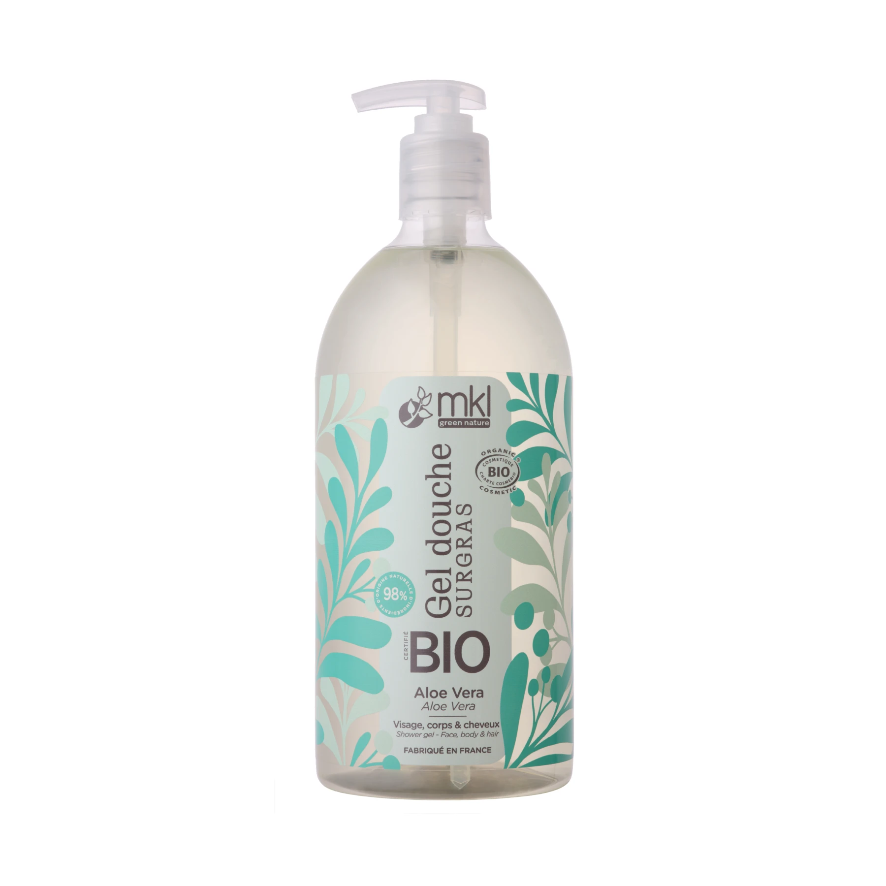 MKL SHOWER GEL BIO - ALOE VERA 1L
