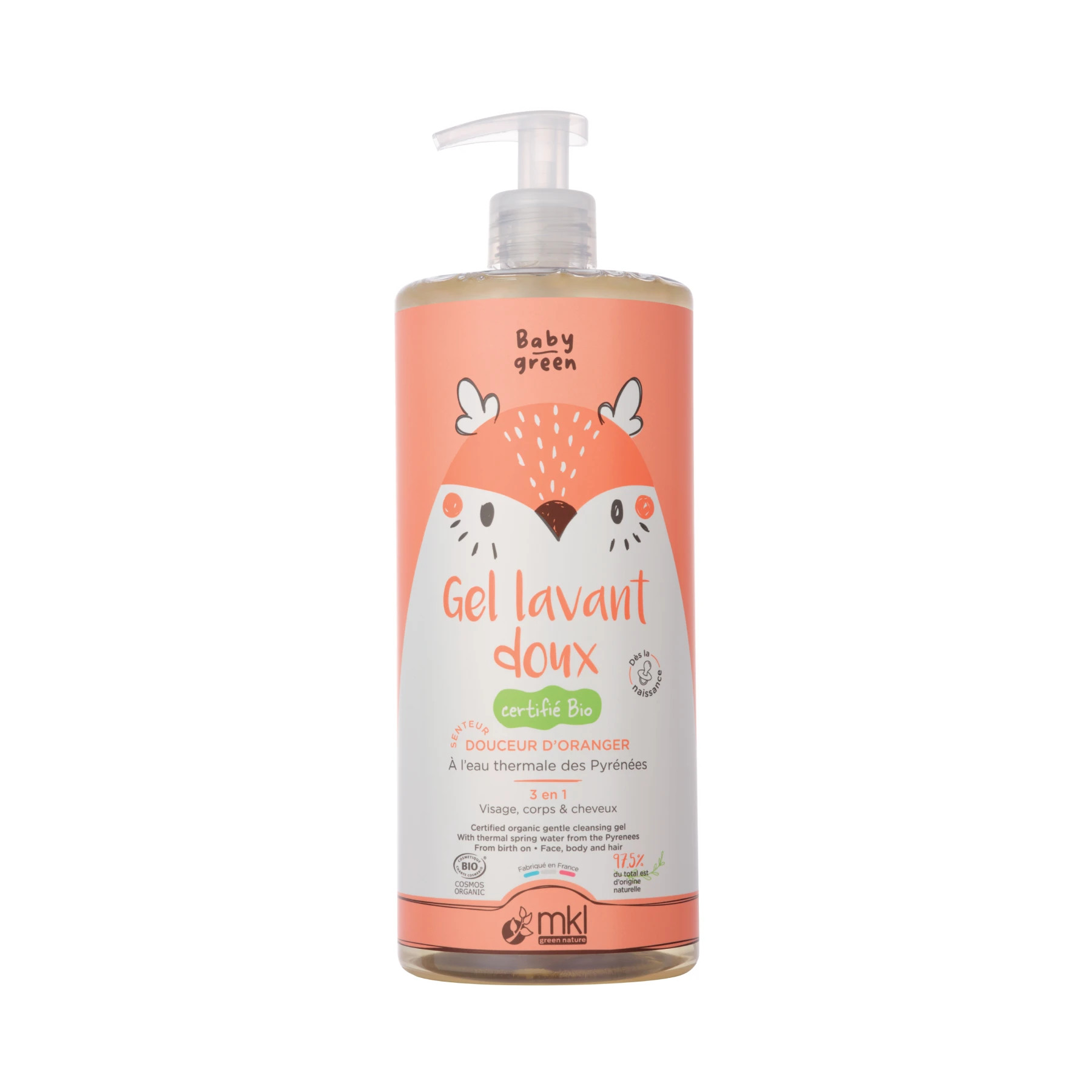 MKL GENTLE CLEANSING GEL - BABY GREEN