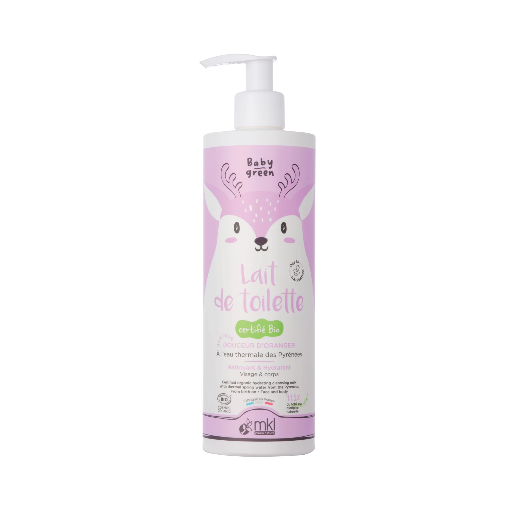 MKL CLEANSING MILK - BABY GREEN 400ML