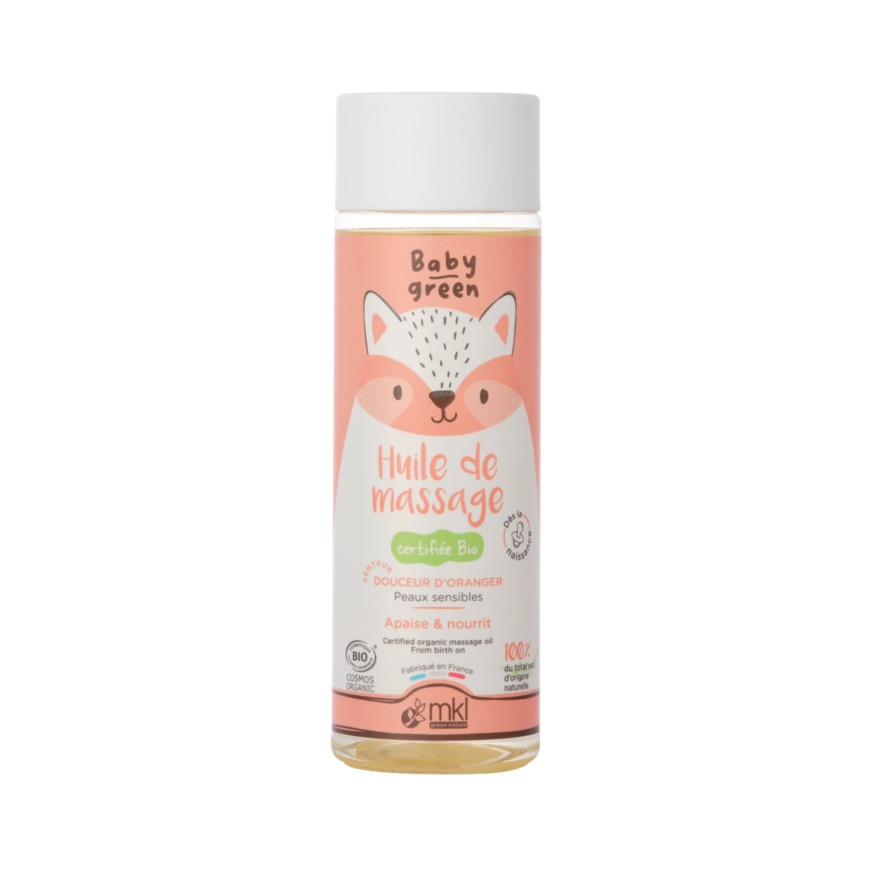 MKL MASSAGE OIL - BABY GREEN 100ML