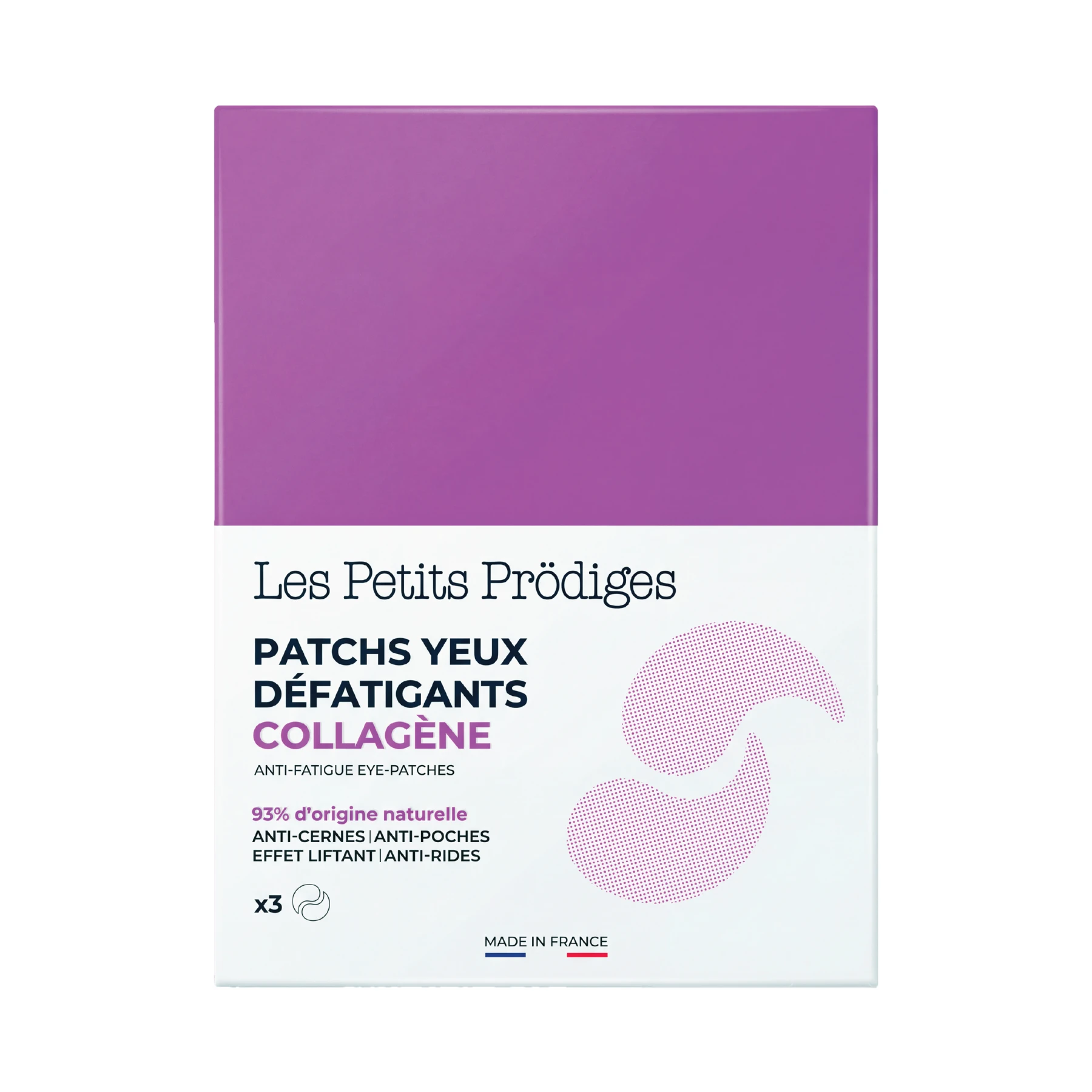 LES PETITS PRÖDIGES ANTI-FATIGUE EYE-PATCHES WITH COLLAGEN -PACK OF 3 PAIRS
