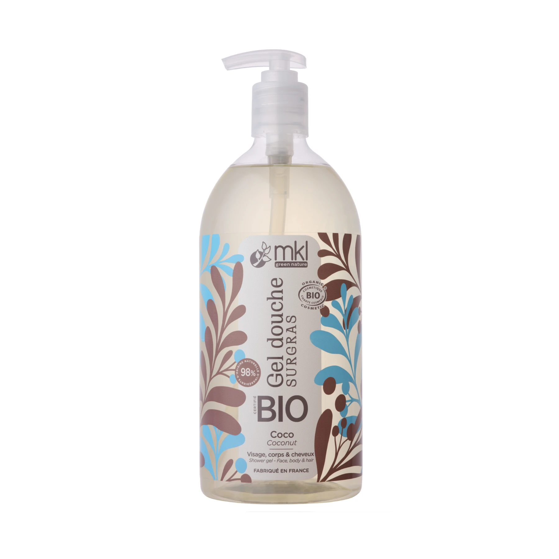 MKL SHOWER GEL BIO - COCONUT 1L