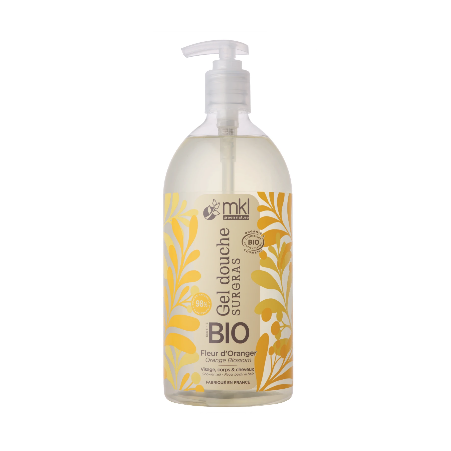 MKL SHOWER GEL BIO - ORANGE BLOSSOM 1L