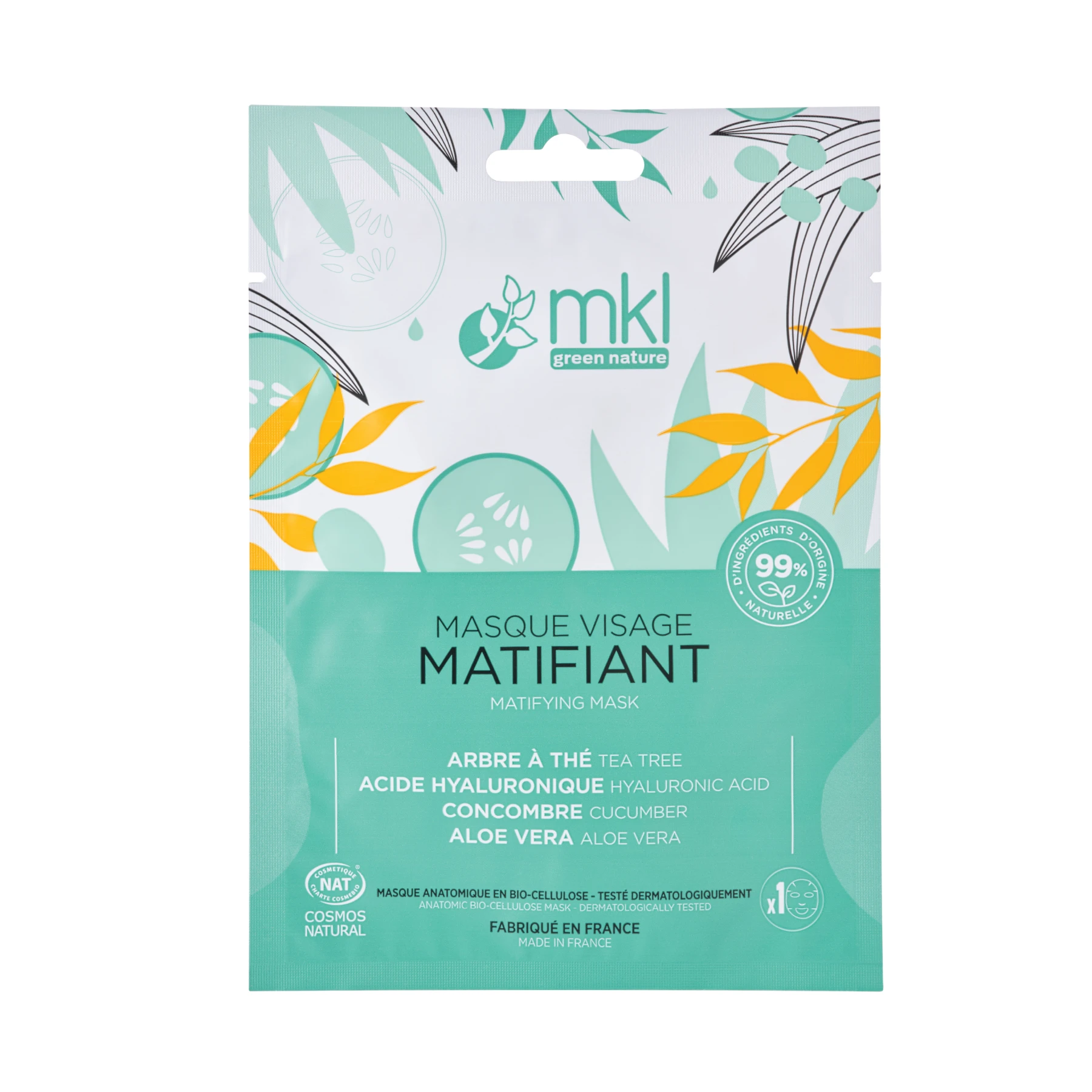 MKL FACE MASK - MATIFYING 10ML