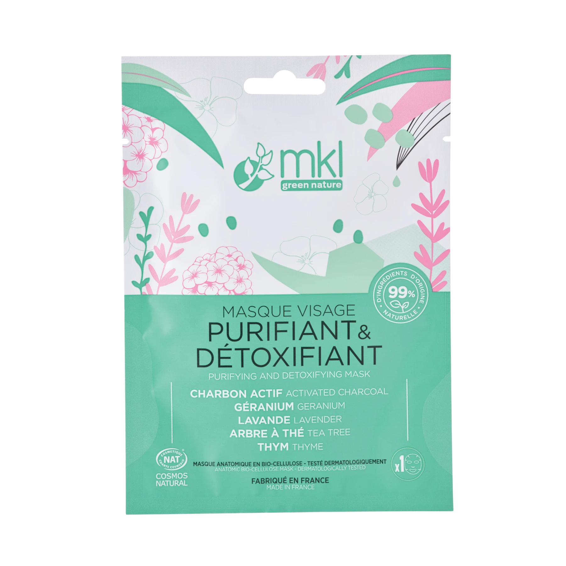 MKL FACE MASK - PURIFYING & DETOXIFYING 10ML
