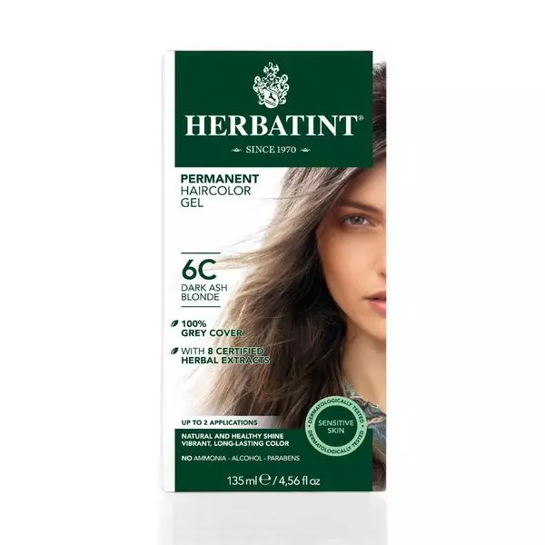 HERBATINT 6C DARK ASH BLONDE 150ML