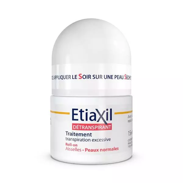 ETIAXIL DÉTRANSPIRANT PEAUX NORMALES AISSELLES ROLL-ON 15ML