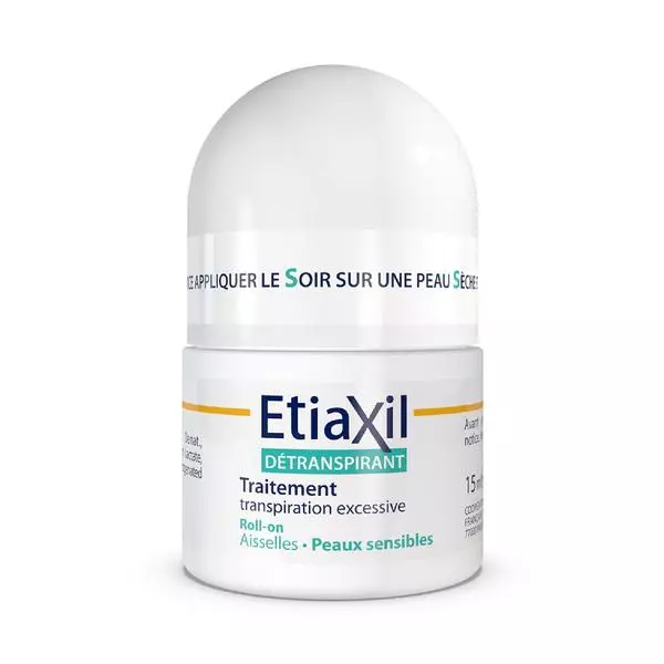 ETIAXIL DÉTRANSPIRANT PEAUX SENSIBLES AISSELLES ROLL-ON 15ML