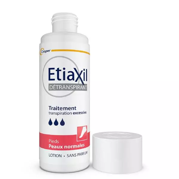 ETIAXIL DÉTRANSPIRANT PEAUX NORMALES PIEDS LOTION 100ML