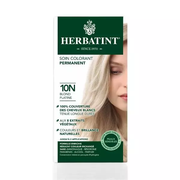 HERBATINT 10N PLATINUM BLONDE 150ML