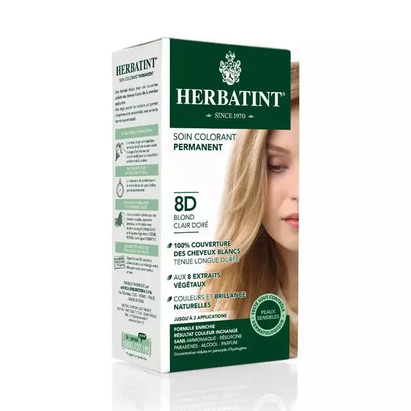 HERBATINT 8D LIGHT GOLDEN BLONDE 150ML