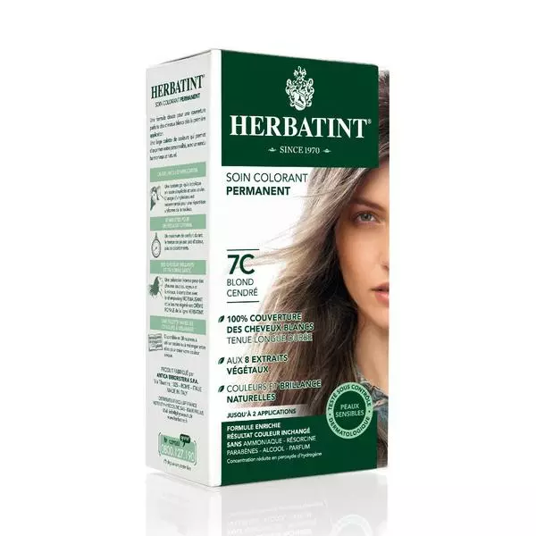 HERBATINT 7C ASH BLONDE 150ML