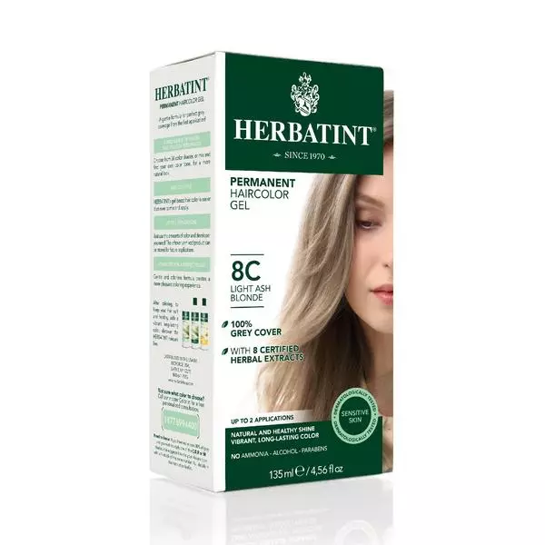 HERBATINT 8C LIGHT ASH BLONDE 150ML