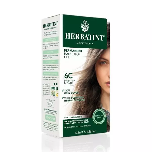 HERBATINT 6C DARK ASH BLONDE 150ML