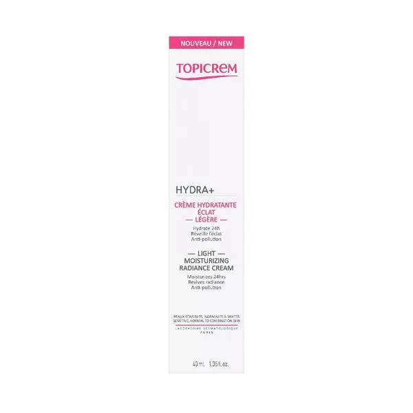 TOPICREM HYDRA+ LIGHT MOISTURIZING RADIANCE CREAM 40ML