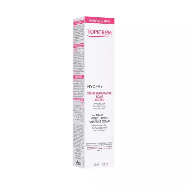 TOPICREM HYDRA+ LIGHT MOISTURIZING RADIANCE CREAM 40ML