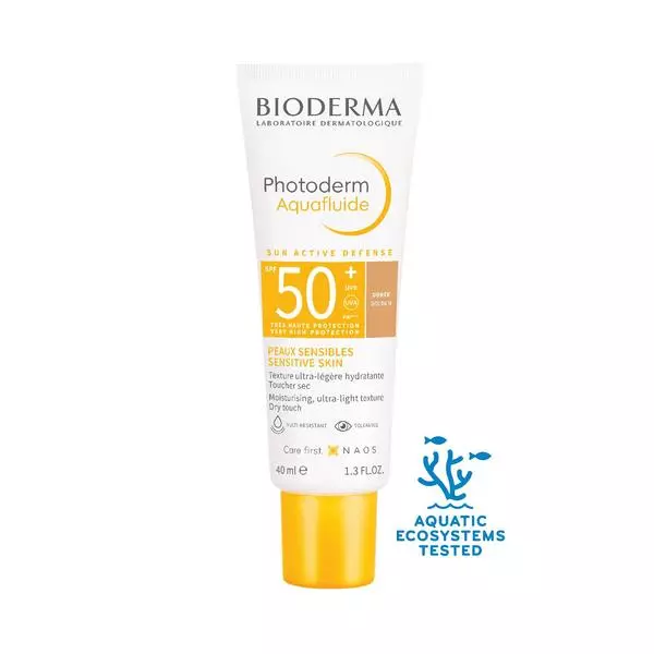 BIODERMA PHOTODERM AQUAFLUID TEINTEE DOREE SPF50+ 40ML