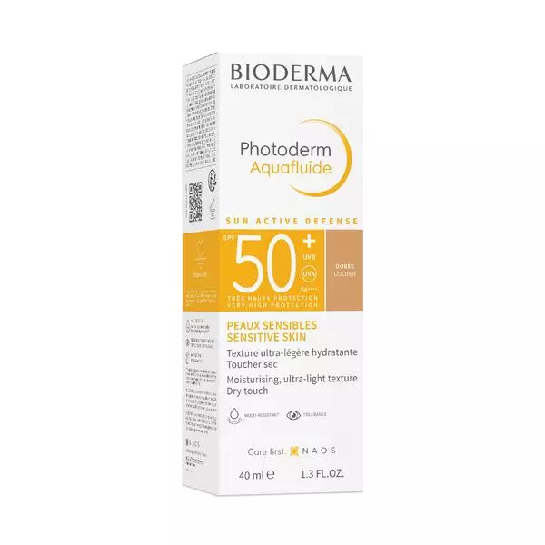 BIODERMA PHOTODERM AQUAFLUID TEINTEE DOREE SPF50+ 40ML