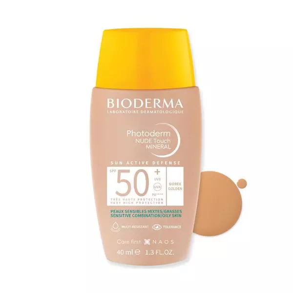 BIODERMAPHOTODERM NUDE TOUCH TEINTEE DOREE SPF50+ 40ML