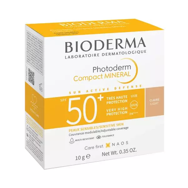 BIODERMA PHOTODERM COMPACT TEINTEE CLAIRE SPF50+ 10GR