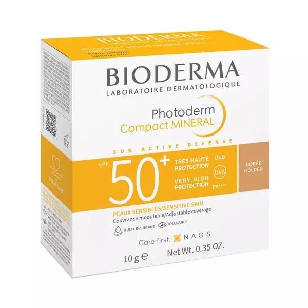 BIODERMA PHOTODERM COMPACT TEINTEE DOREE SPF50+ 10G