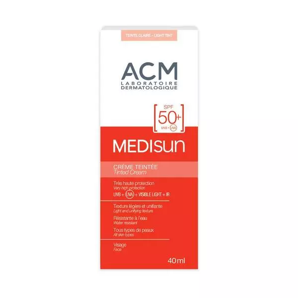 ACM MEDISUN TINTED CREAM SPF50+ (LIGHT TINT) 40ML